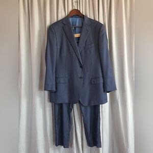 BluJacket Connor Suit Mens 44S/38S Jacket and Pants Navy Blue 2pc Set